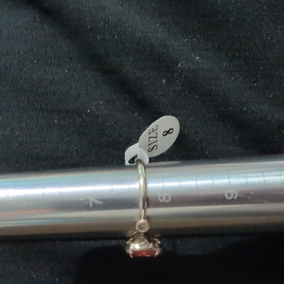 R868 Pink Pear Ring Plated - Fragrant Jewels - Picture 7 of 7